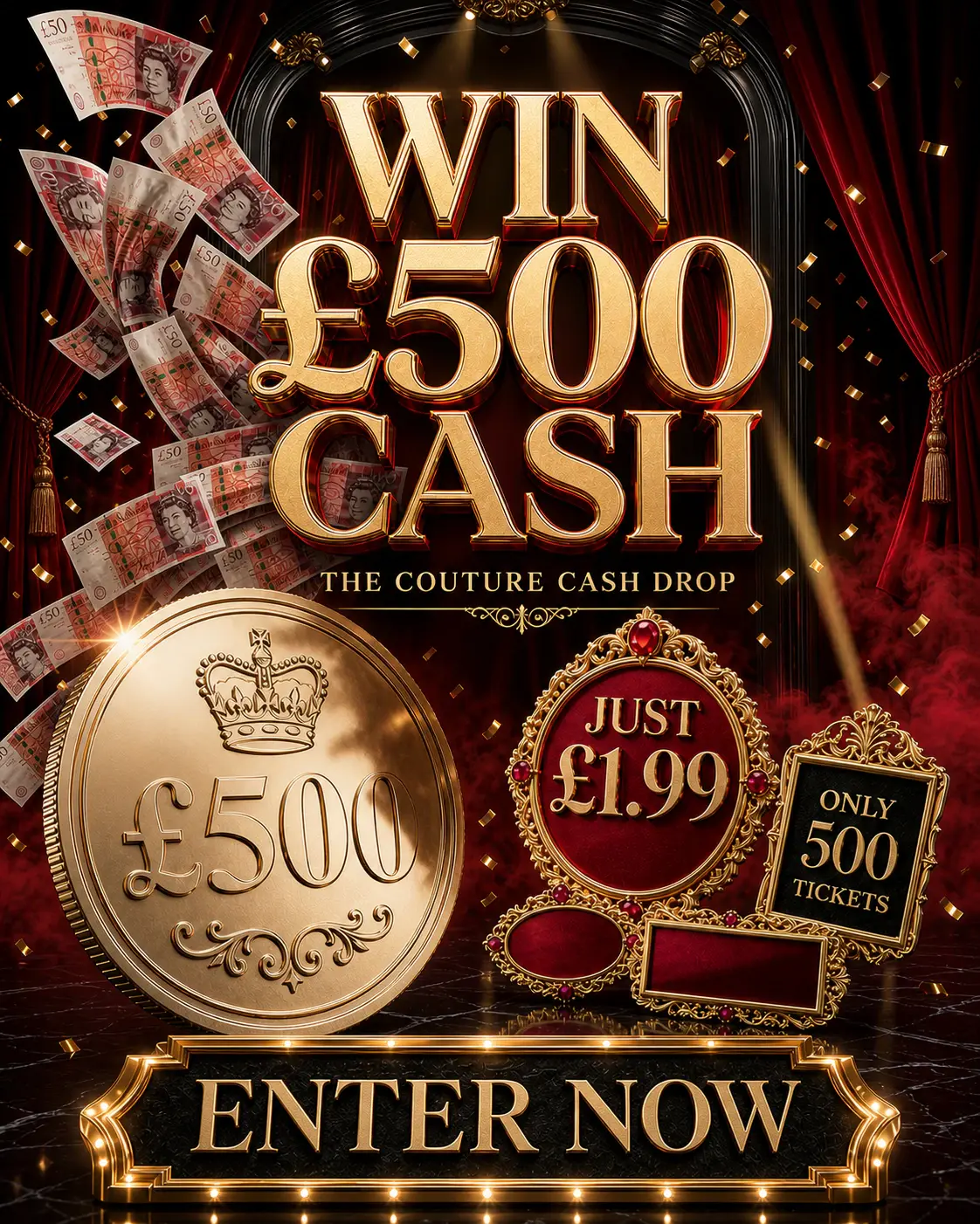 Win £500 Cash