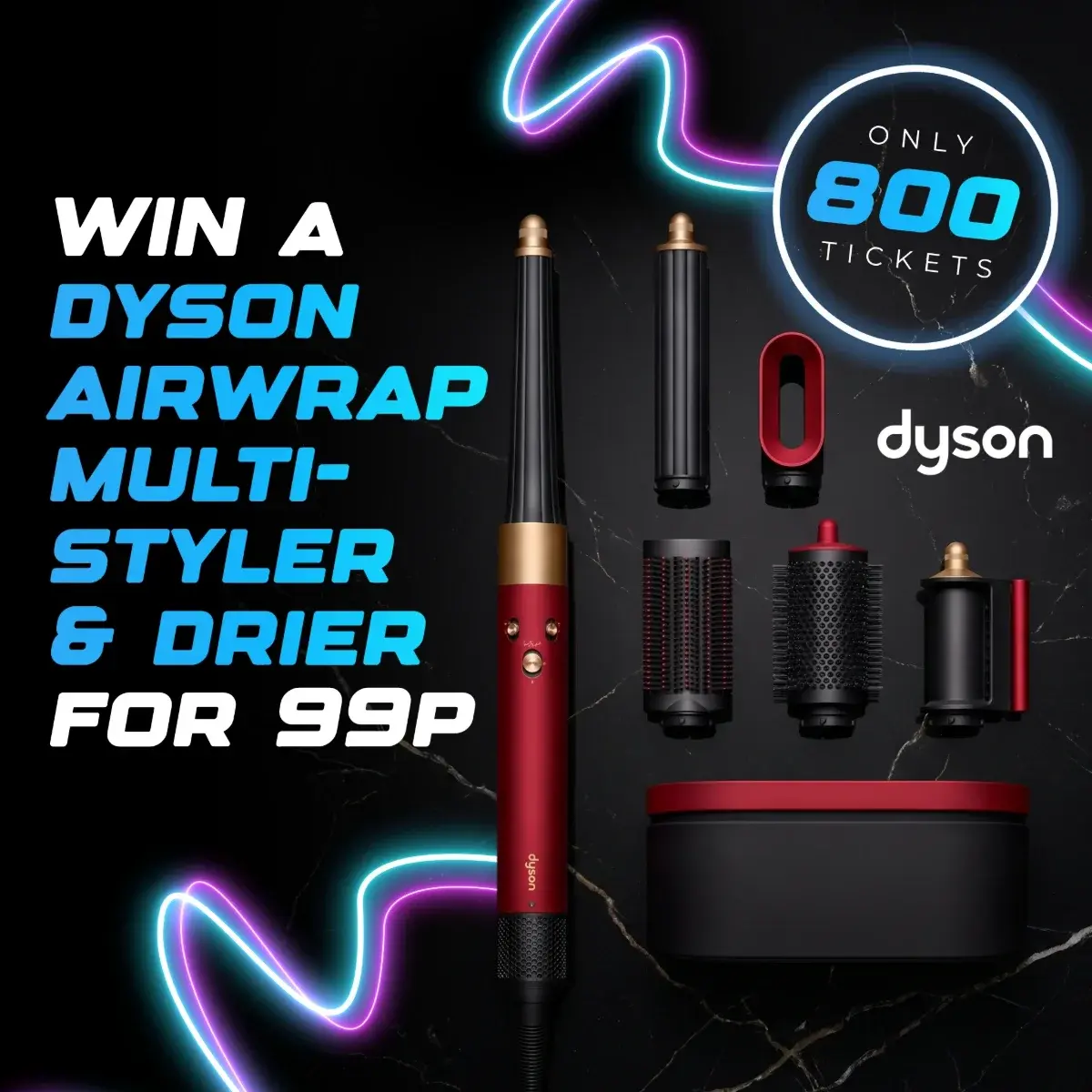 Win a Dyson Airwrap For Just 99p