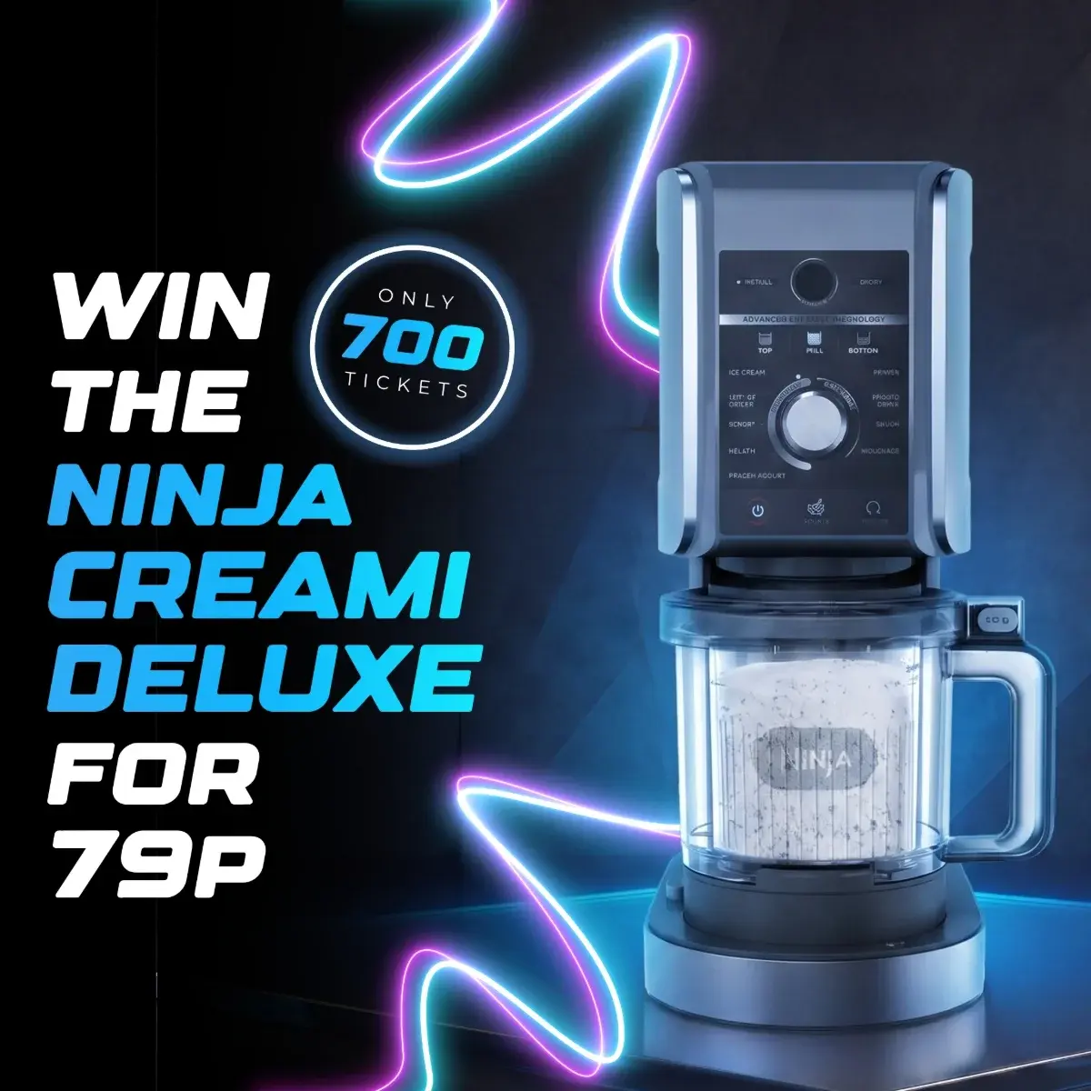 Win a Ninja CREAMi Deluxe For Just 79p