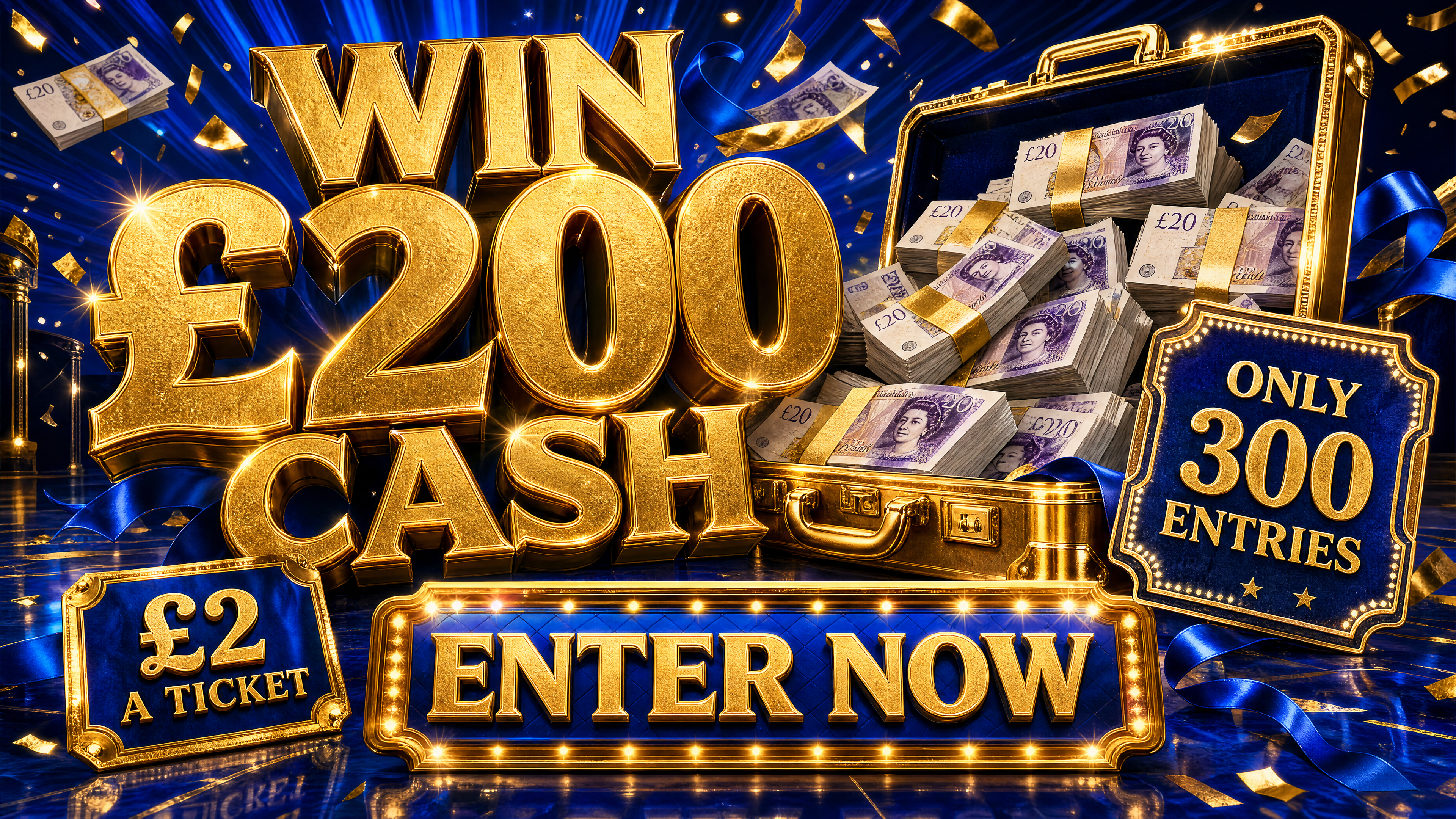 Win £200 cash prize from TopDraw