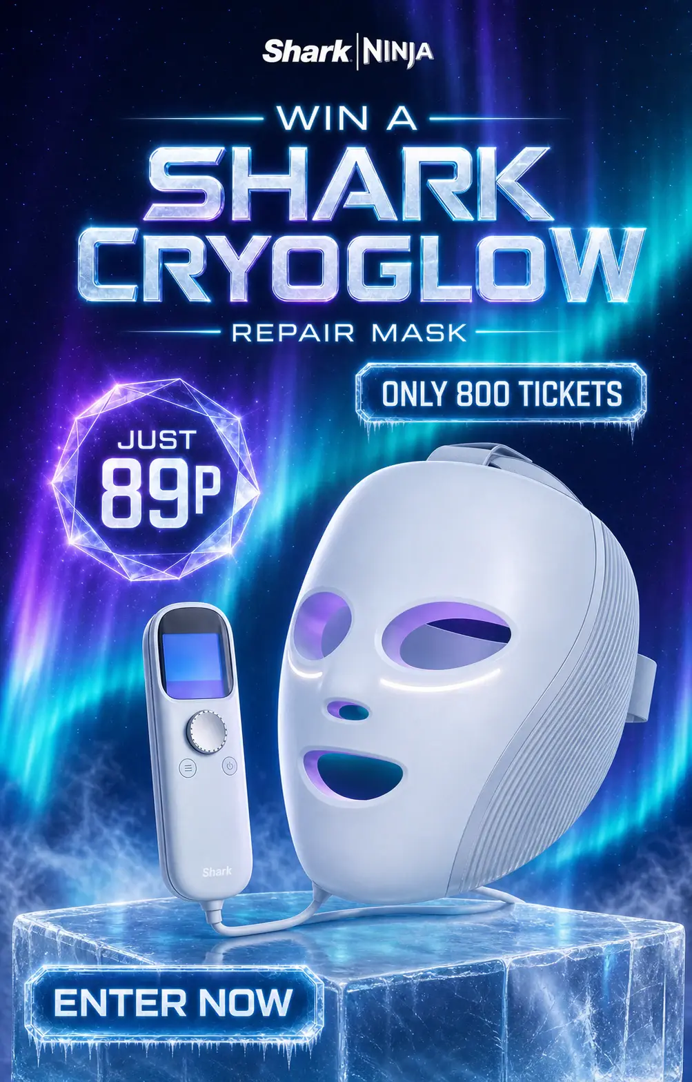 Win a Shark CryoGlow LED Face Mask