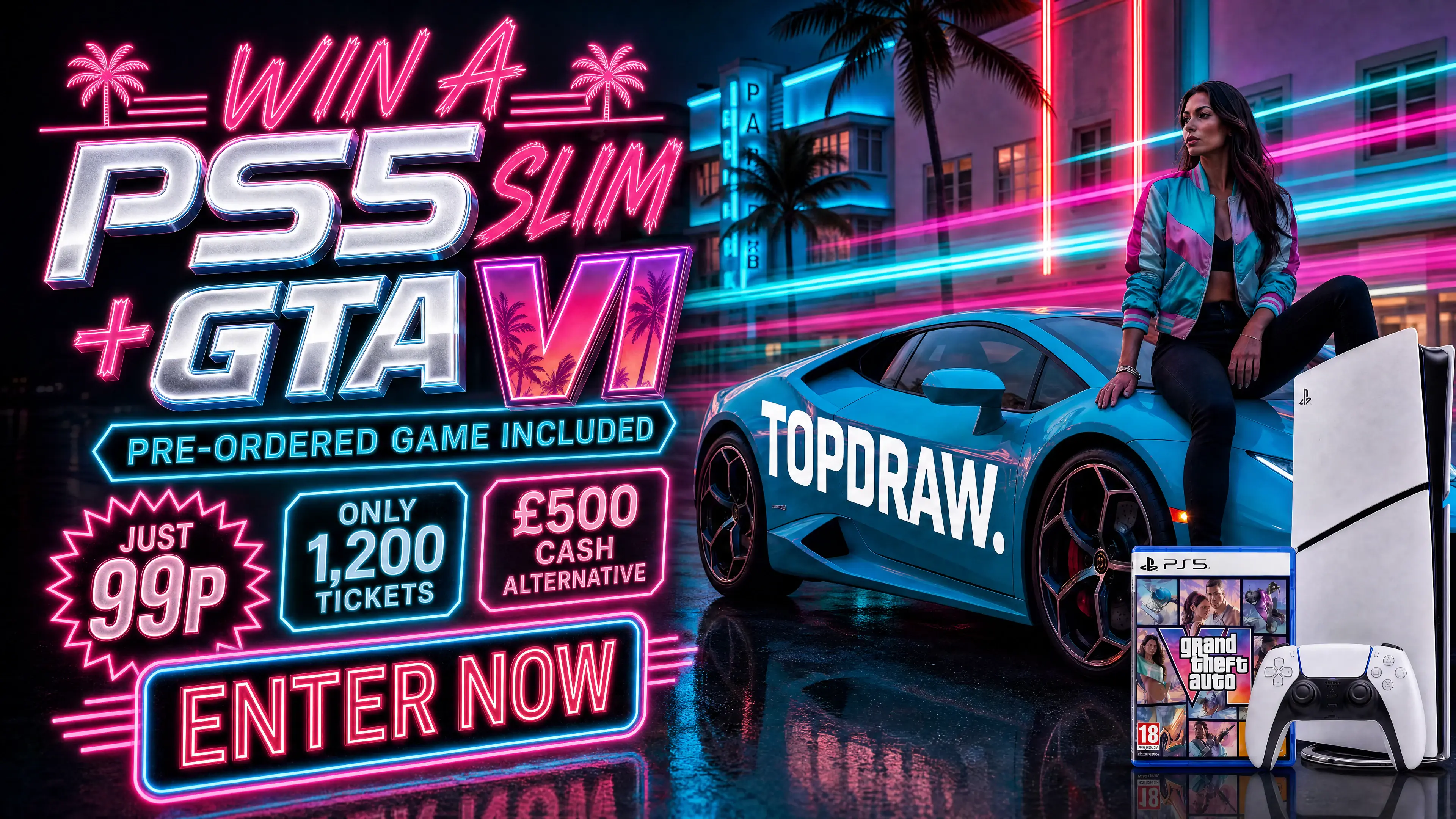 Win a PS5 Slim + GTA 6 Bundle